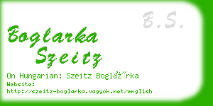 boglarka szeitz business card